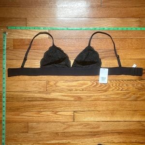 Lively NWT Black Lacey Bralette/Bra Top